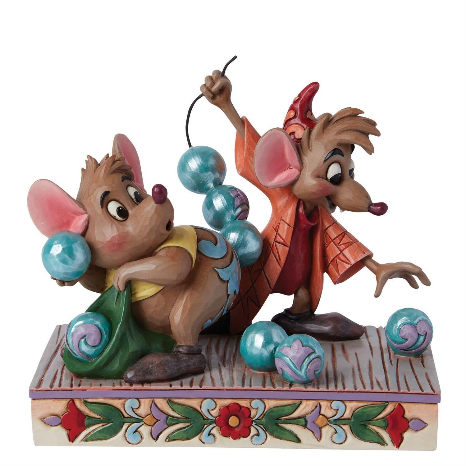 Disney Traditions by Jim Shore - Jaq and Gus - Beads for Cinderelly
