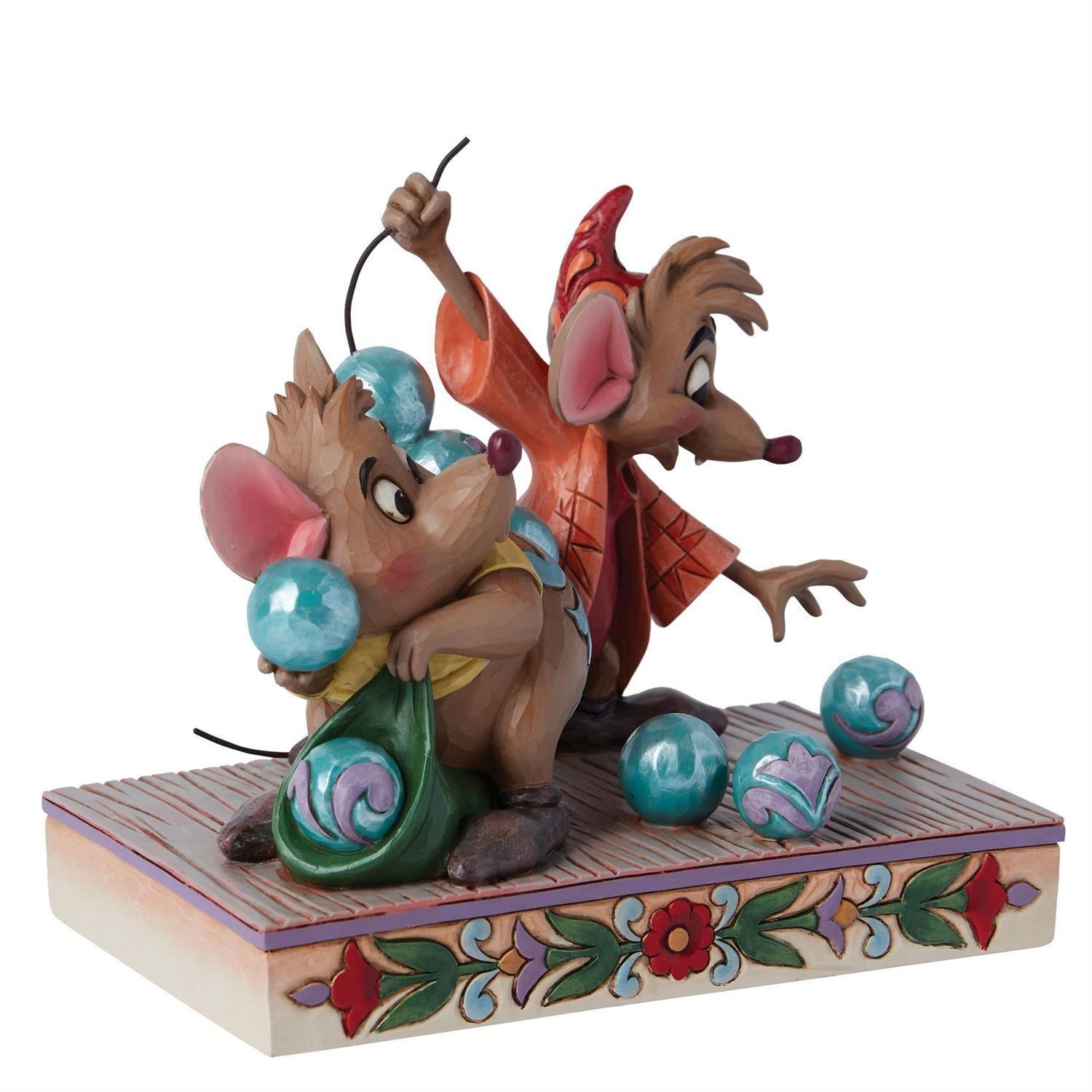 Disney Traditions by Jim Shore - Jaq and Gus - Beads for Cinderelly
