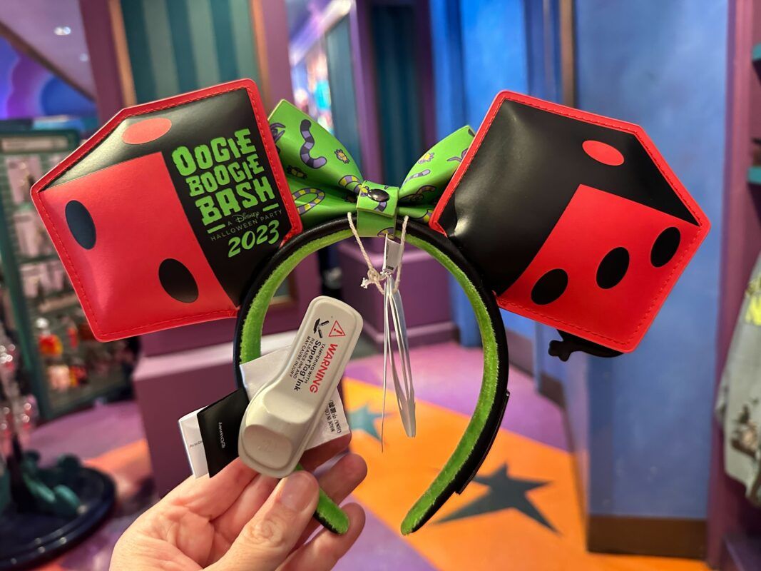 Oogie Boogie Bash 2023 Exclusive Loungefly Glow-in-the-Dark Ears Headband