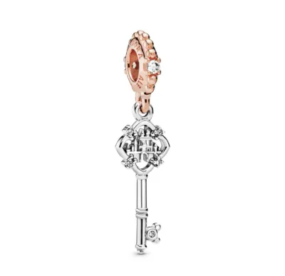 Pandora Disney Resort Key Dangle Charm  - Disney Parks Exclusive