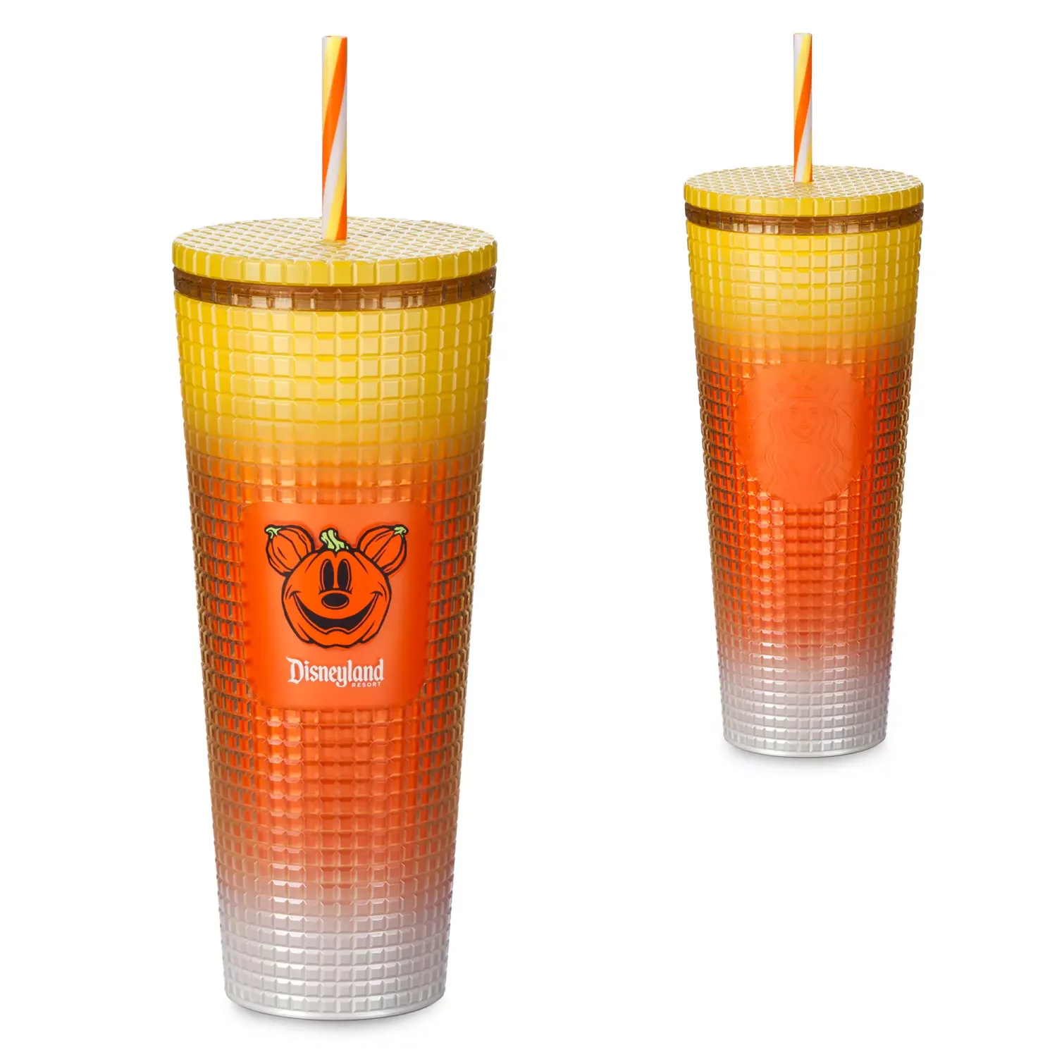 Disneyland Halloween Candy Corn Starbucks Tumbler with Straw