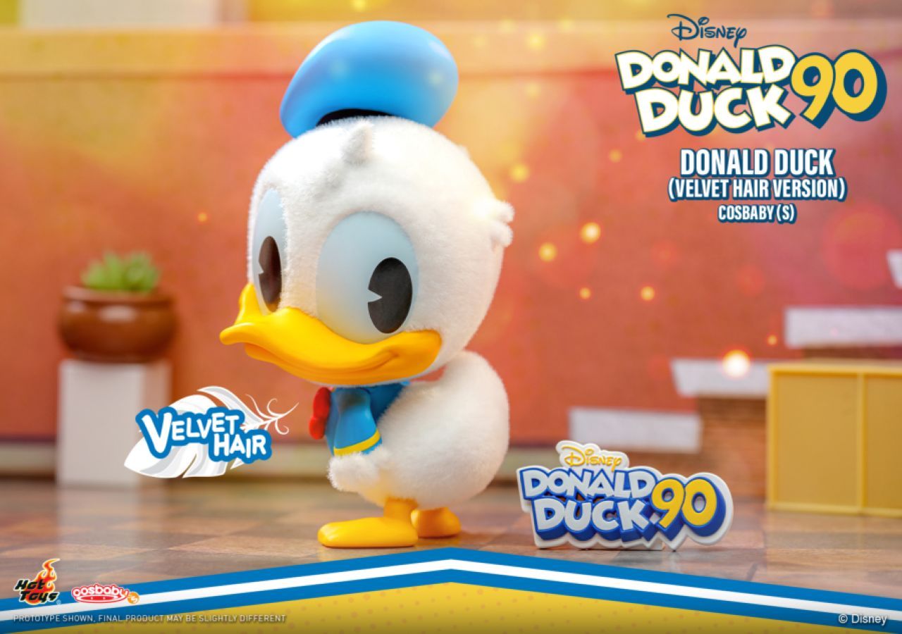 Donald Duck (Velvet Hair Version) Cosbaby Figure