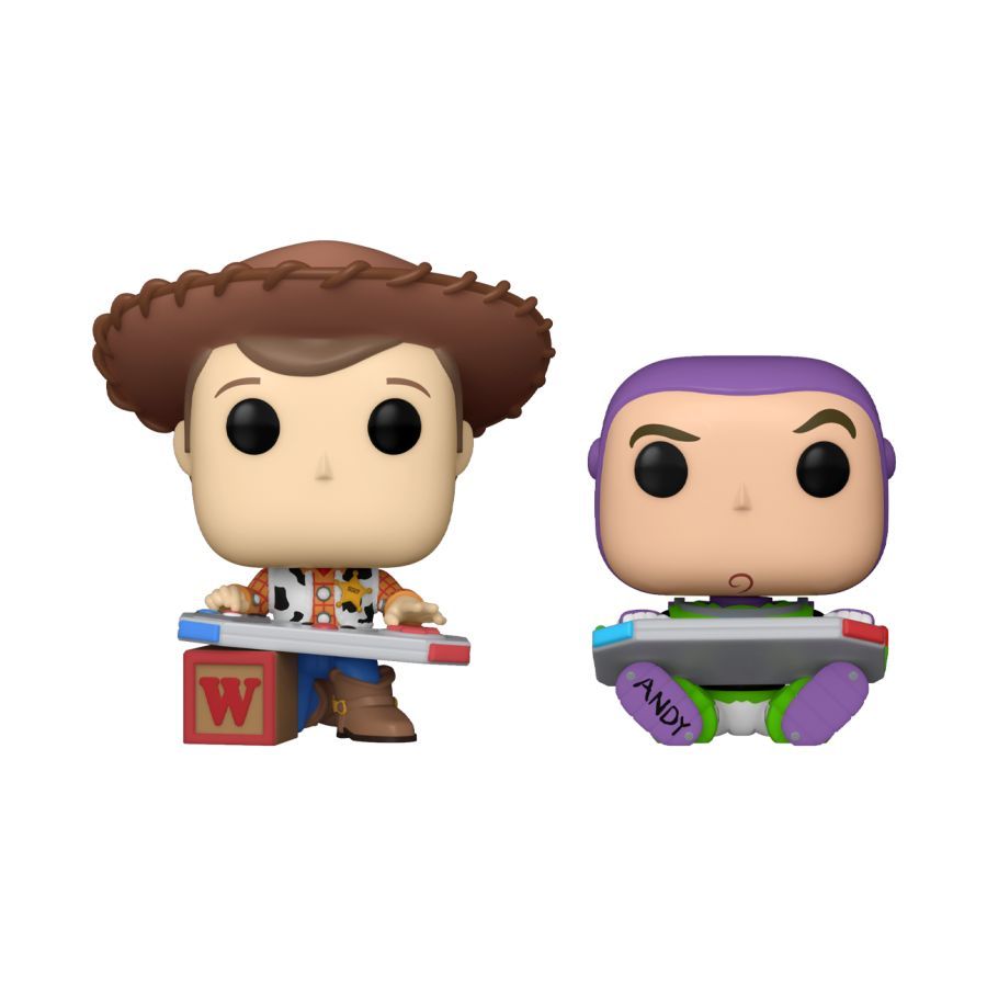 Toy Story - Woody &amp; Buzz Gaming C2E2 2024 US Exclusive Pop! Vinyl 2 Pack