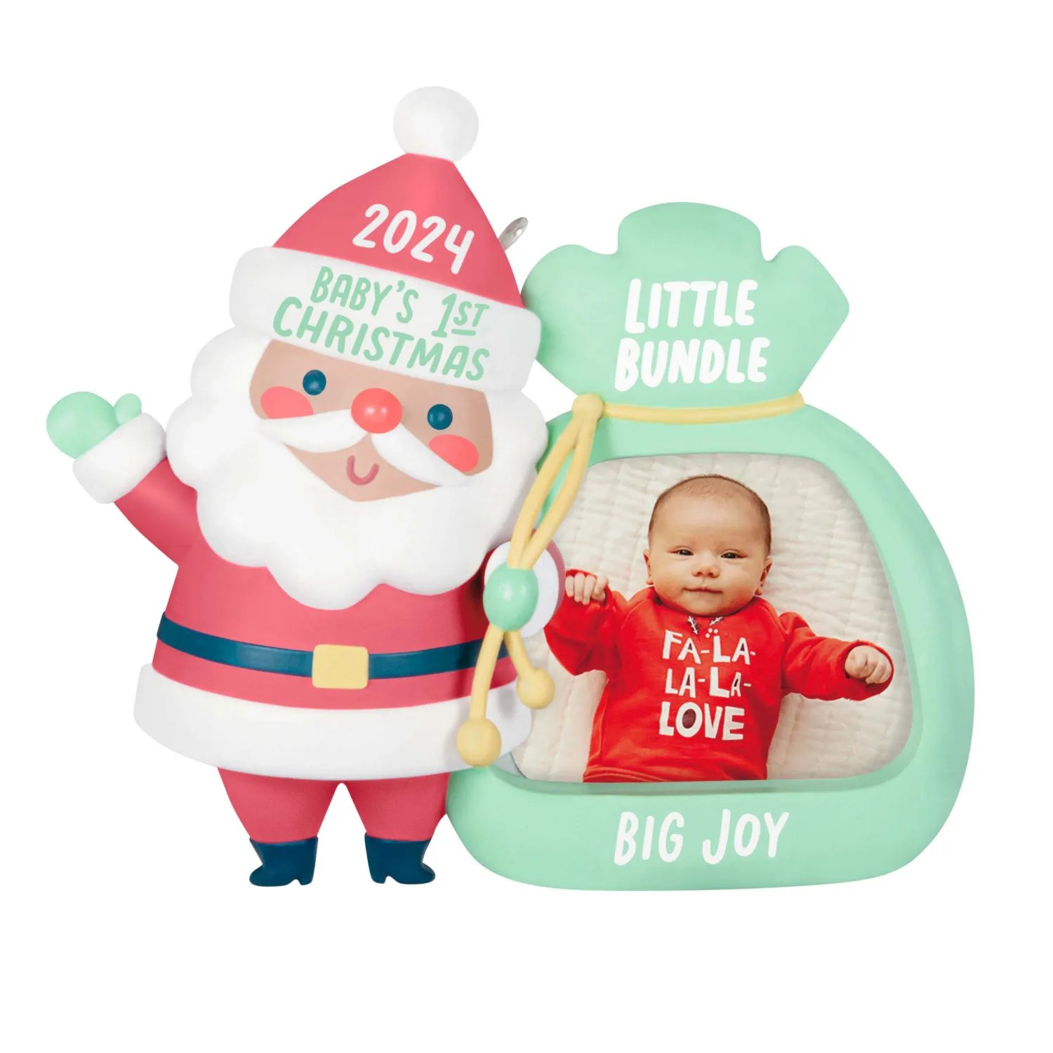 2024 Hallmark Keepsake Ornament - Little Bundle Big Joy Photo Frame