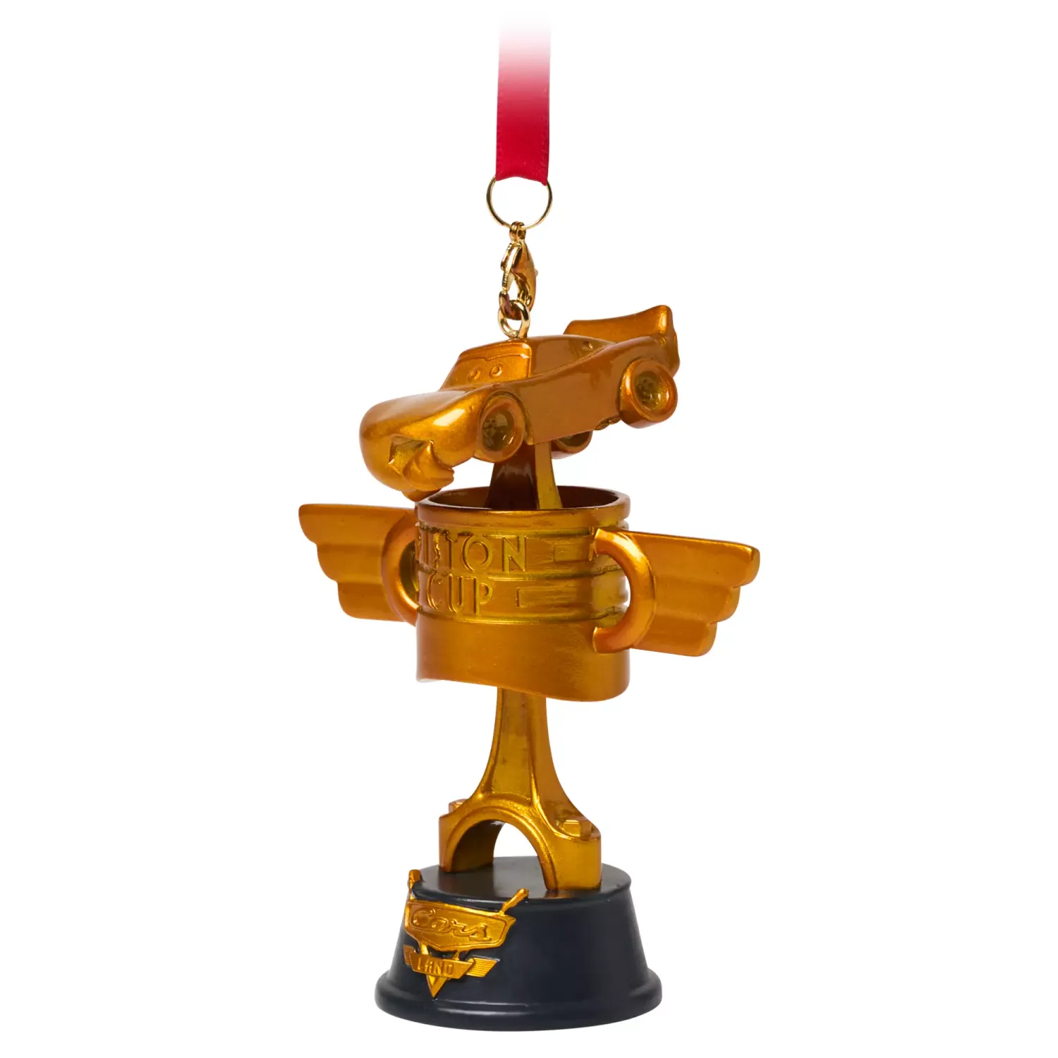 Lightning McQueen Piston Cup Trophy Sketchbook Ornament