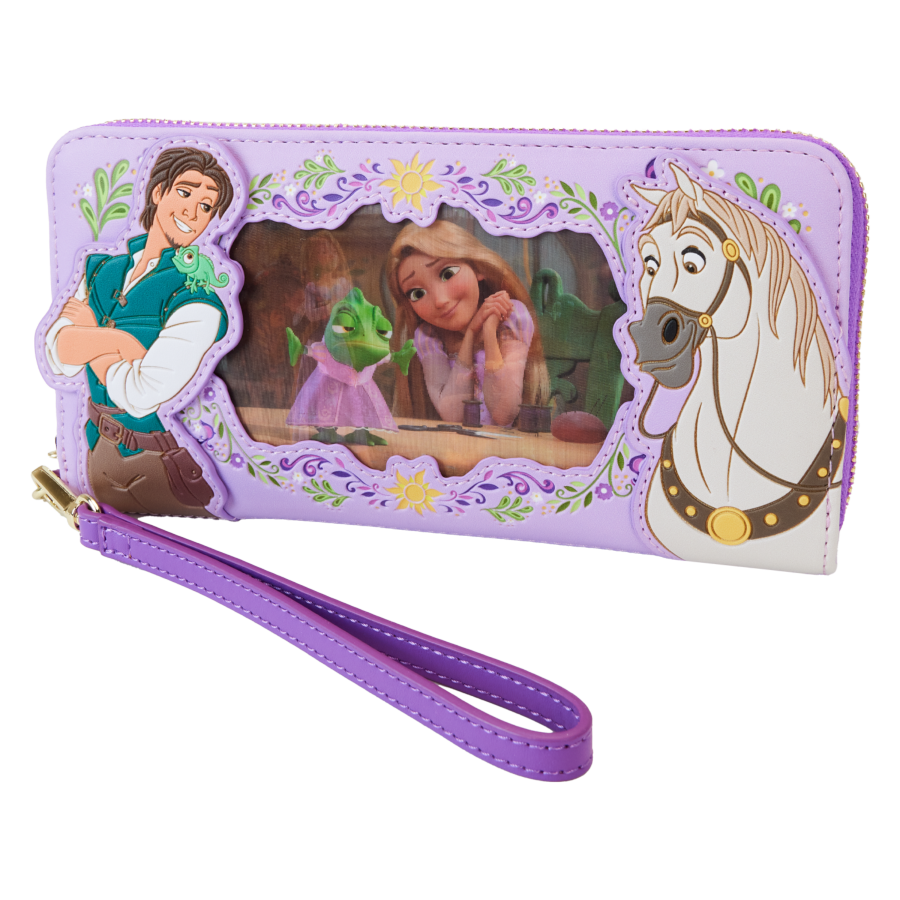 Loungefly Tangled - Rapunzel Lenticular Wristlet Wallet