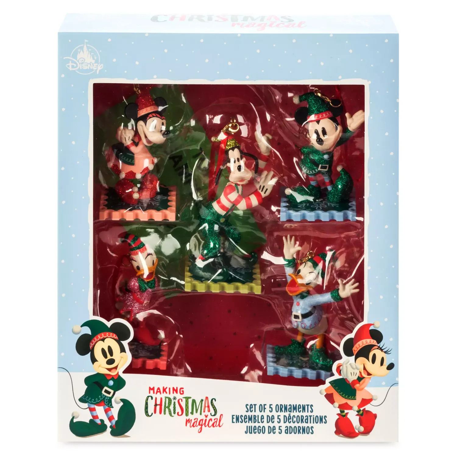 Mickey Mouse and Friends Holiday Sketchbook Ornament Set