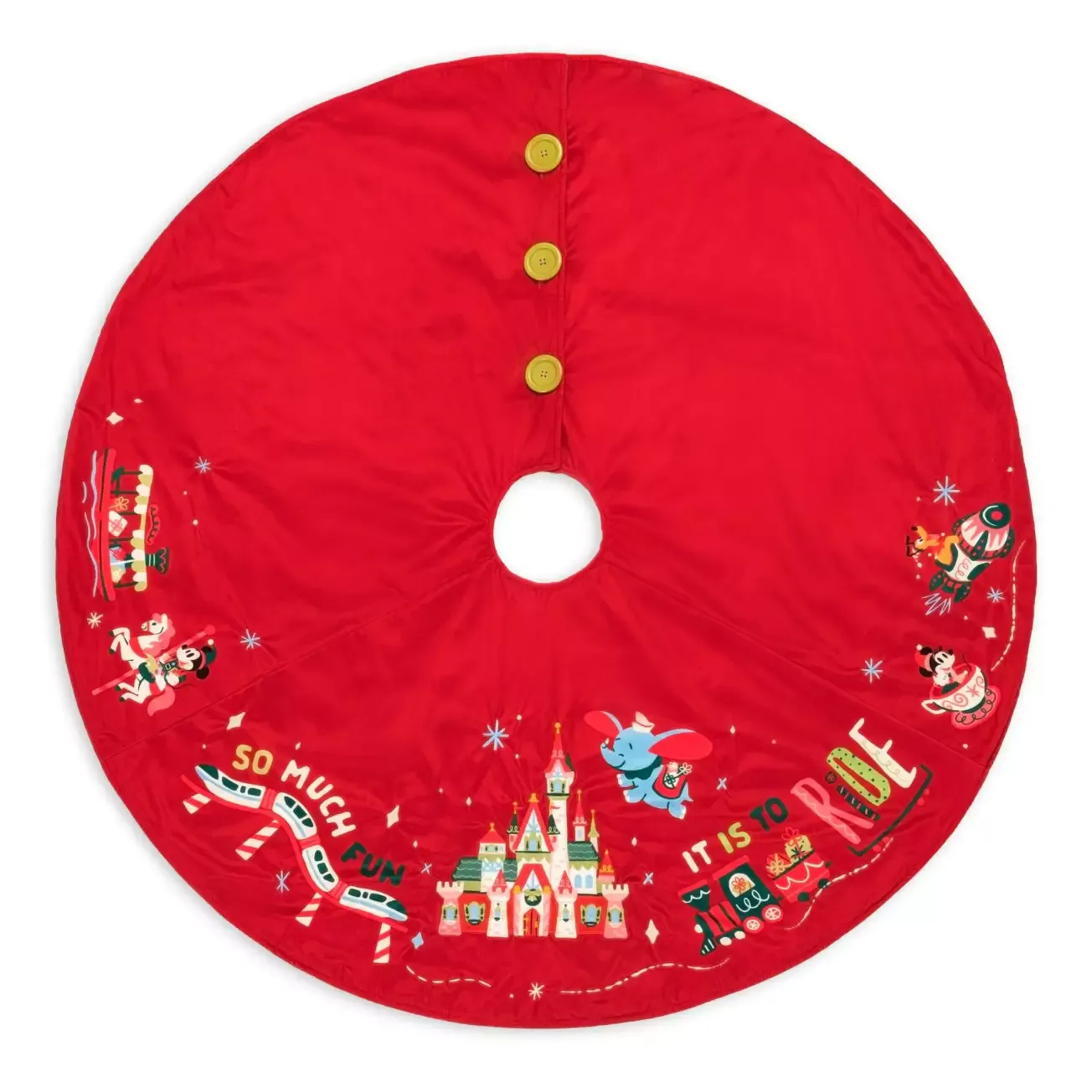 Mickey Mouse and Friends Fantasyland Castle Holiday Tree Skirt