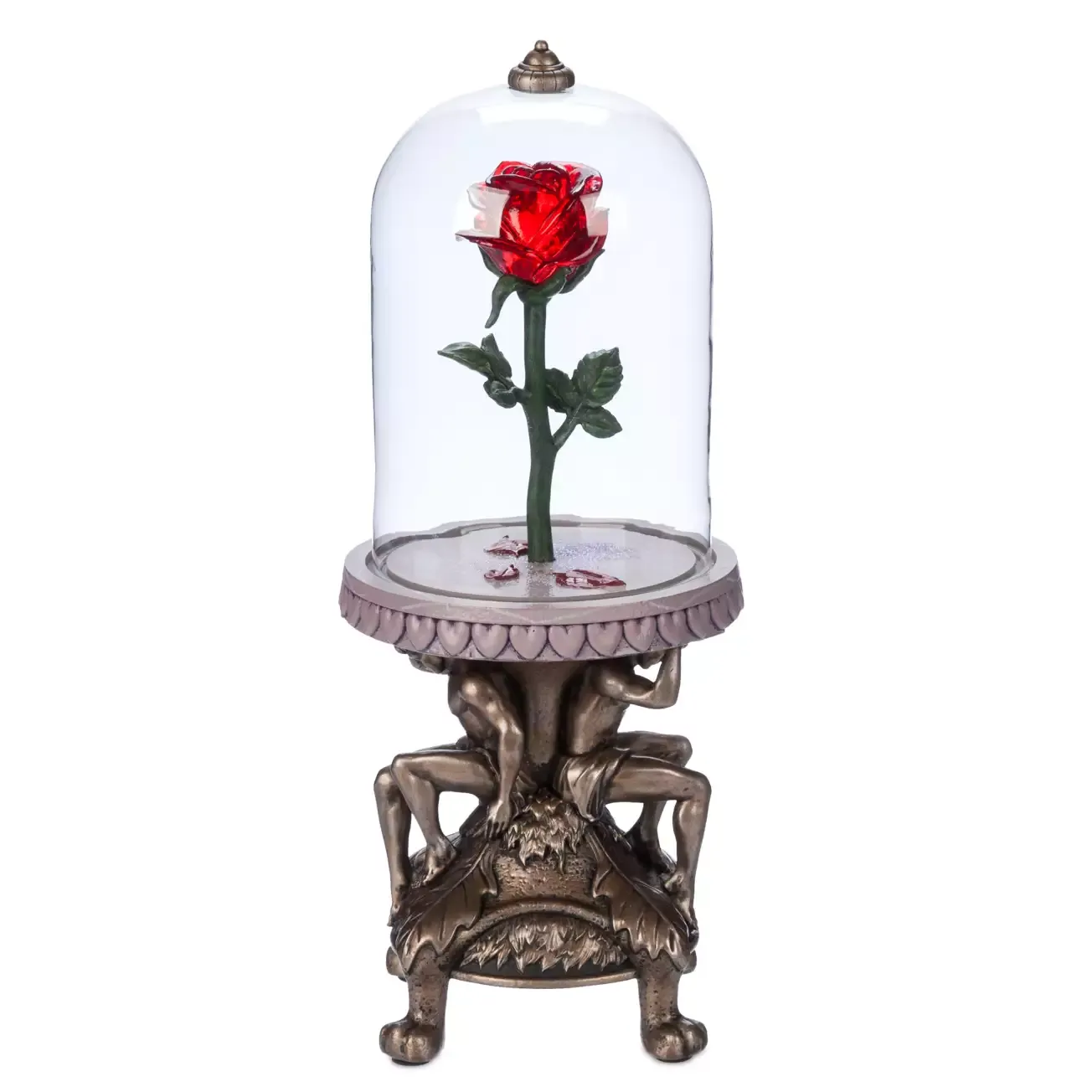 Beauty and the Beast Light-Up Enchanted Rose Replica