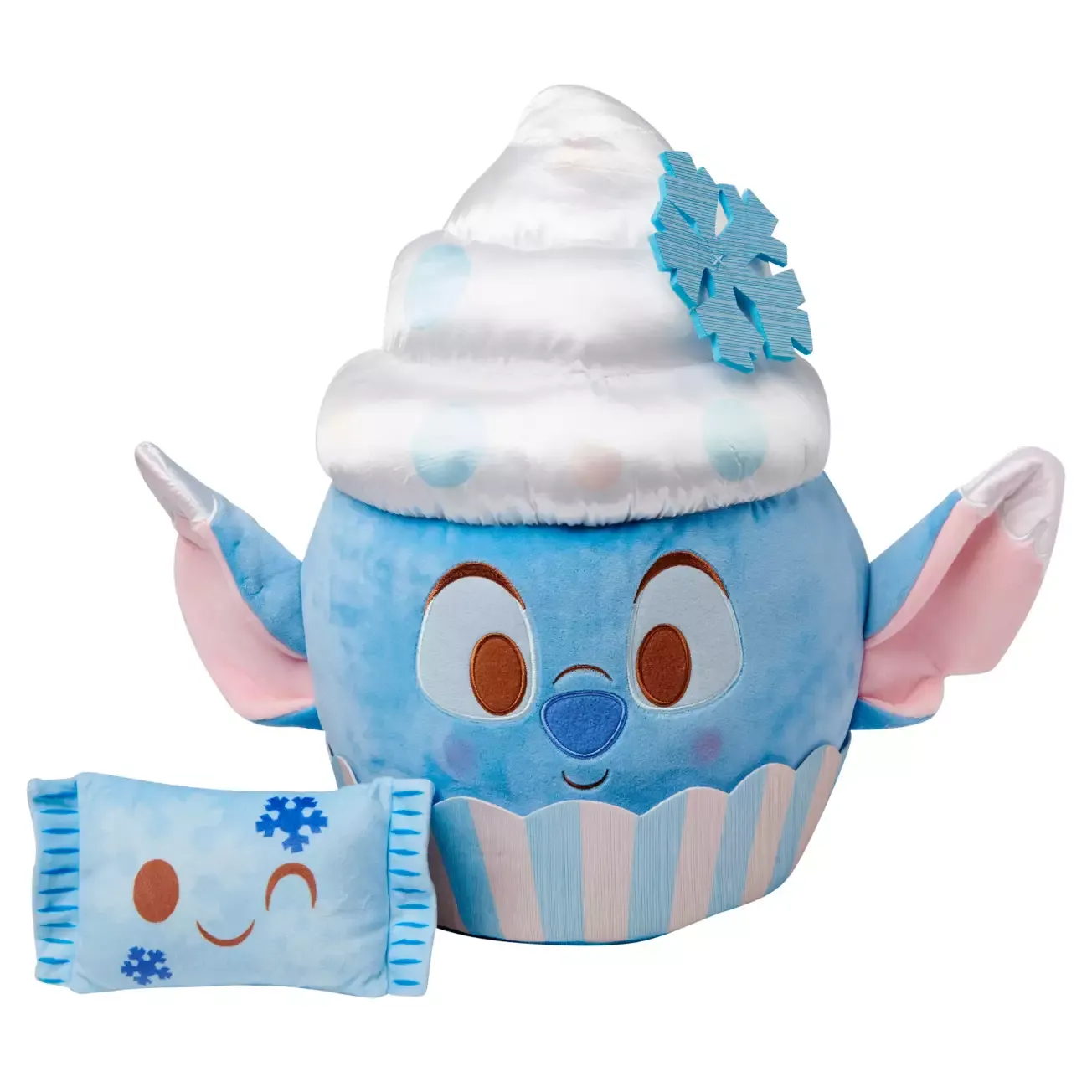 Stitch Snowflake Cupcake Disney Munchlings Season&#39;s Sweetings - 40cm