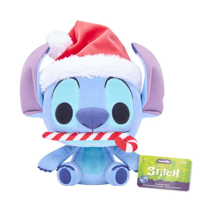 Funko Lilo &amp; Stitch -Stitch with Candy Cane US Exclusive Pop! Plush