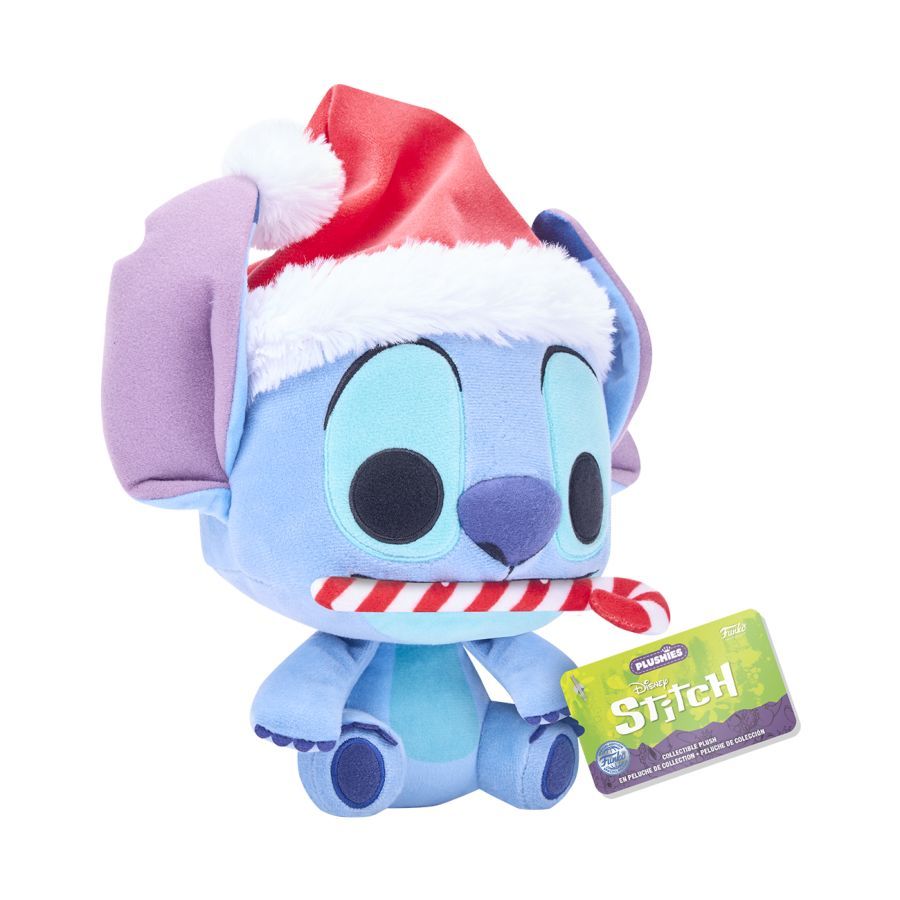 Funko Lilo &amp; Stitch -Stitch with Candy Cane US Exclusive Pop! Plush
