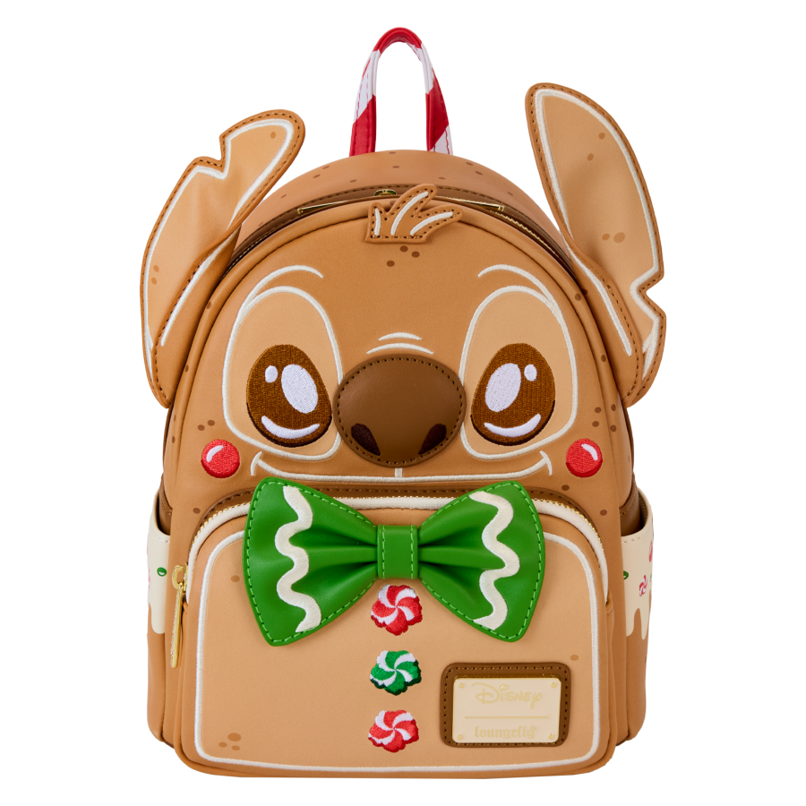 Loungefly Lilo &amp; Stitch - Gingerbread Stitch Cosplay Mini Backpack