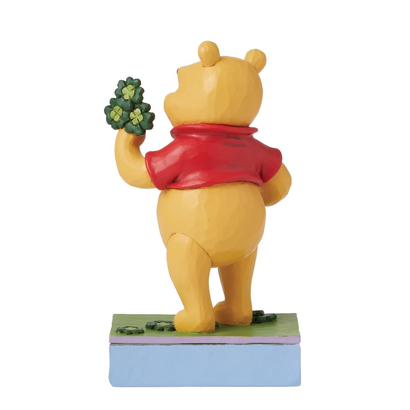 Disney Traditions by Jim Shore -  St Patty's Pooh With Clovers