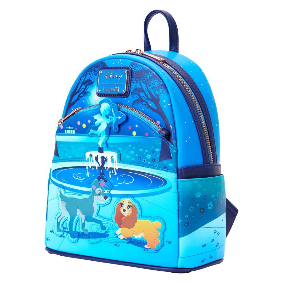 Loungefly Lady &amp; The Tramp - 70th Anniversary Mini Backpack
