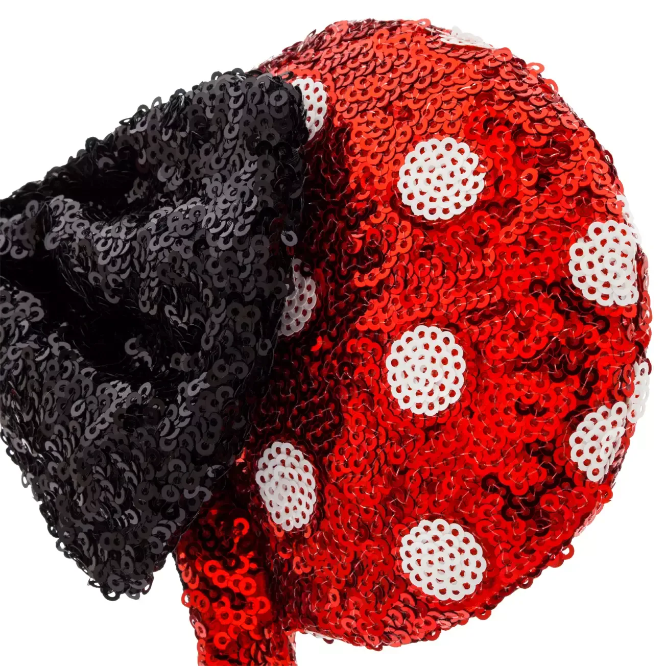 Minnie Mouse Polka Dot Sequined Ears Headband