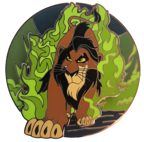Scar Villain Portrait Pin-on-Pin