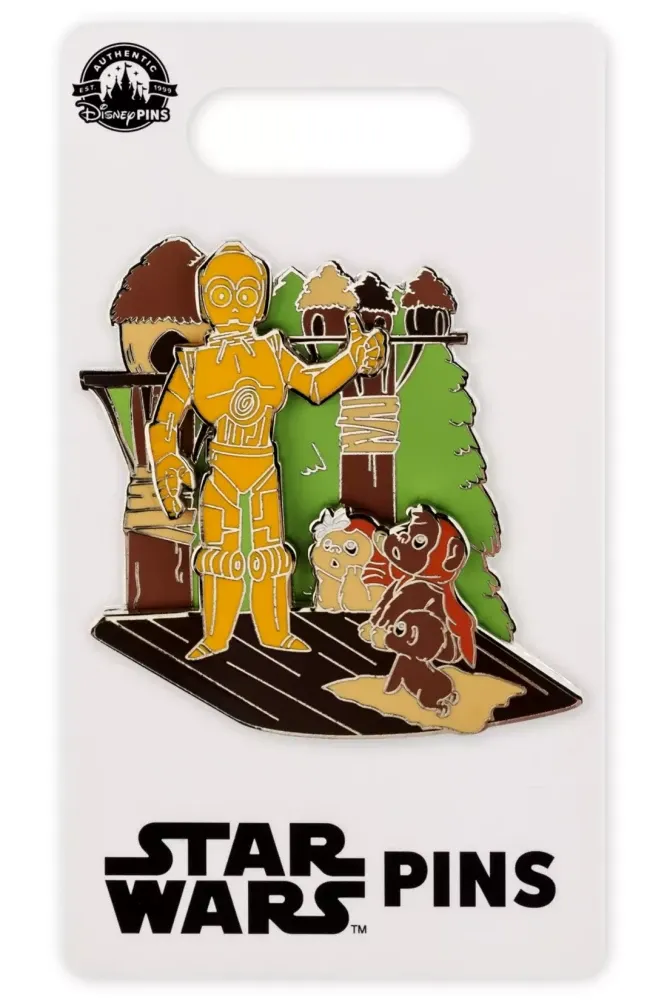 C-3PO &amp; Ewoks Pin