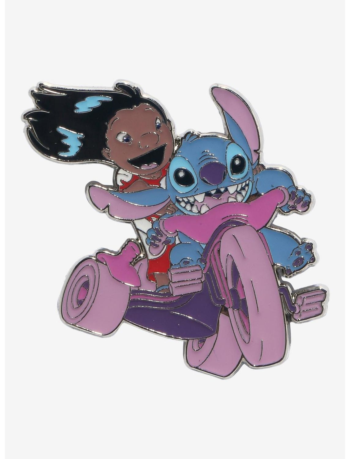 Loungefly Disney Lilo &amp; Stitch Tricycle Enamel Pin