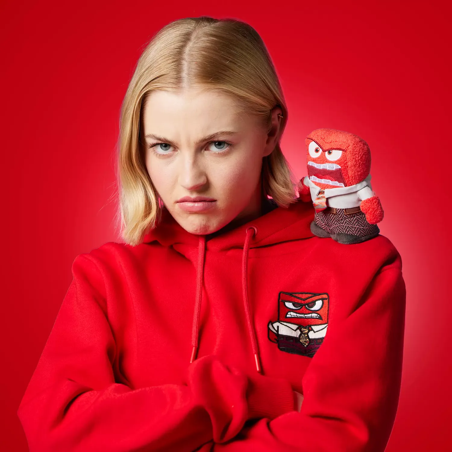 Anger Magnetic Shoulder Plush