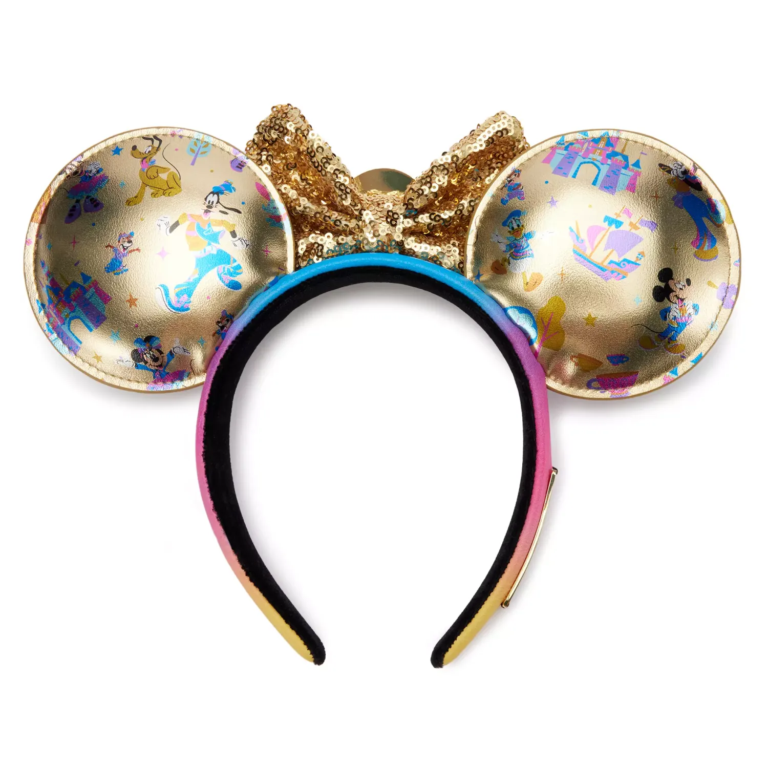 Disneyland 70th Anniversary Mickey Mouse and Friends Loungefly Ear Headband