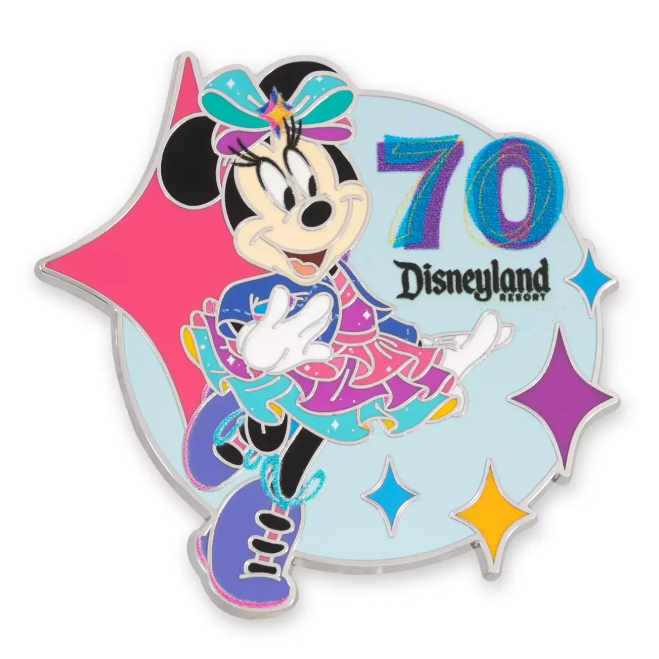 Disneyland 70th Anniversary - Minnie Mouse Pin