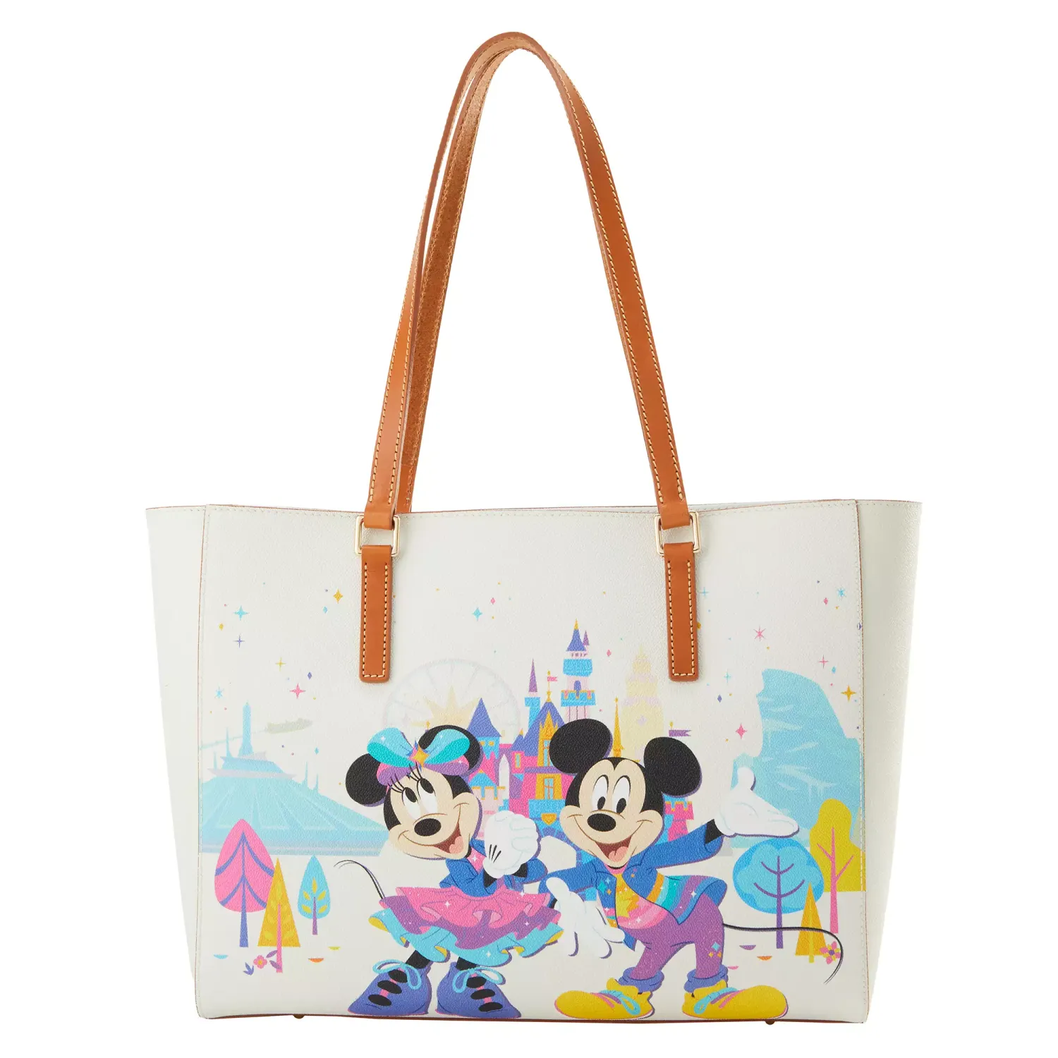Disneyland 70th Anniversary - Mickey Mouse and Friends Dooney &amp; Bourke Tote Bag