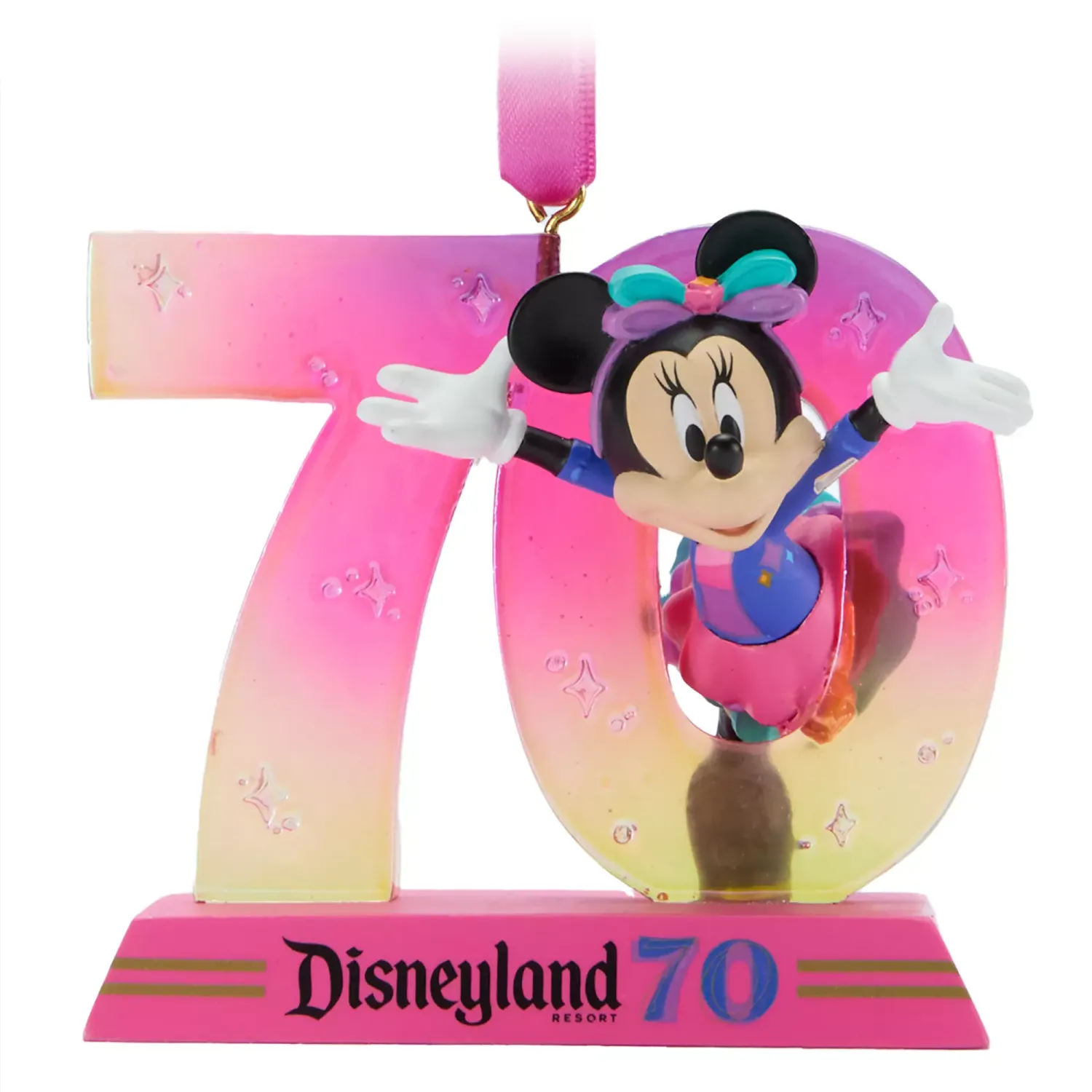 Disneyland 70th Anniversary - Minnie Mouse Figural Ornament