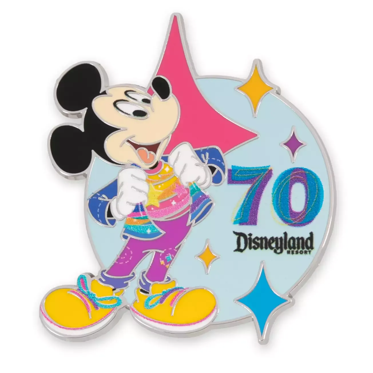 Disneyland 70th Anniversary - Mickey Mouse Pin