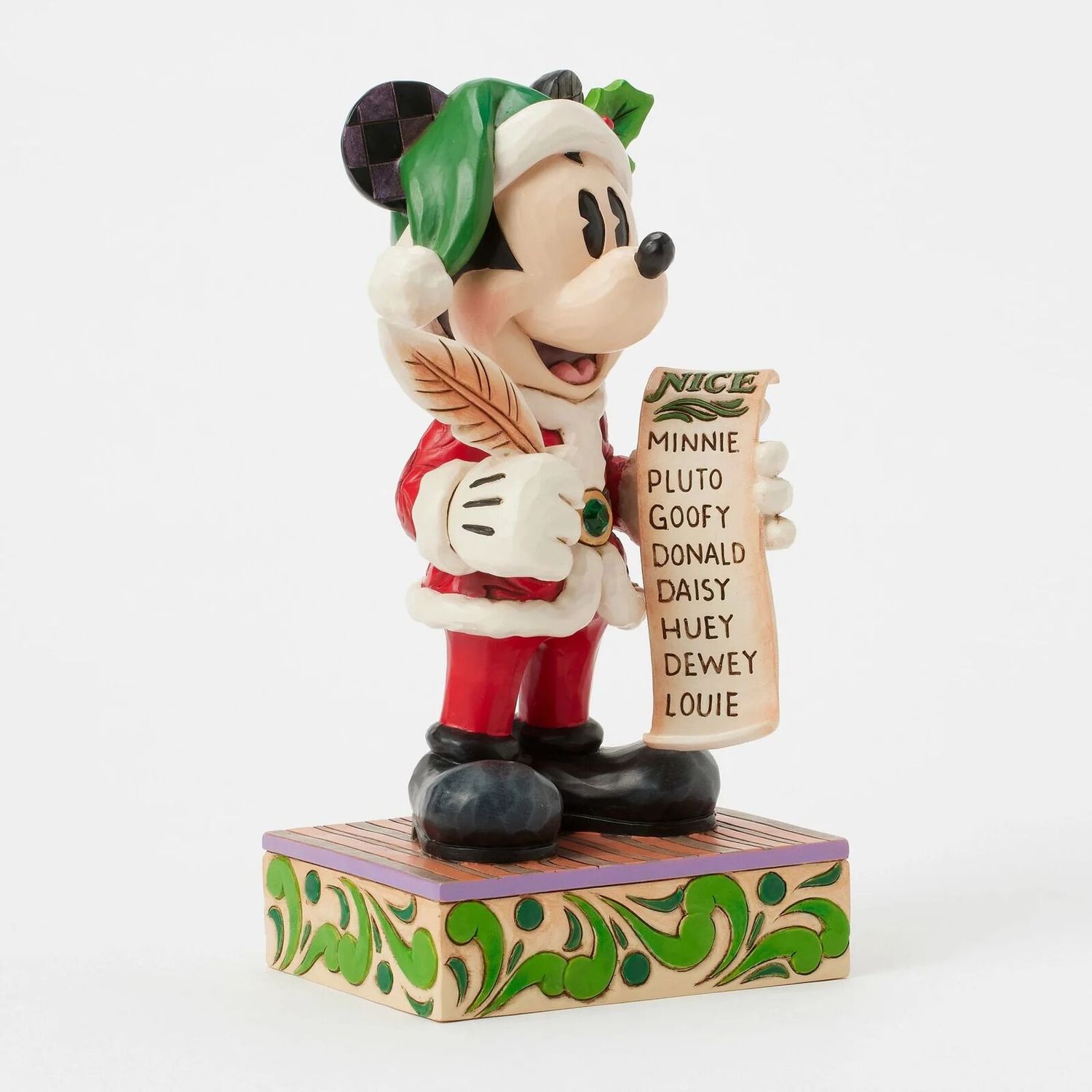Disney Traditions by Jim Shore - Santa Mickey with List - Twenty Years Of Magic