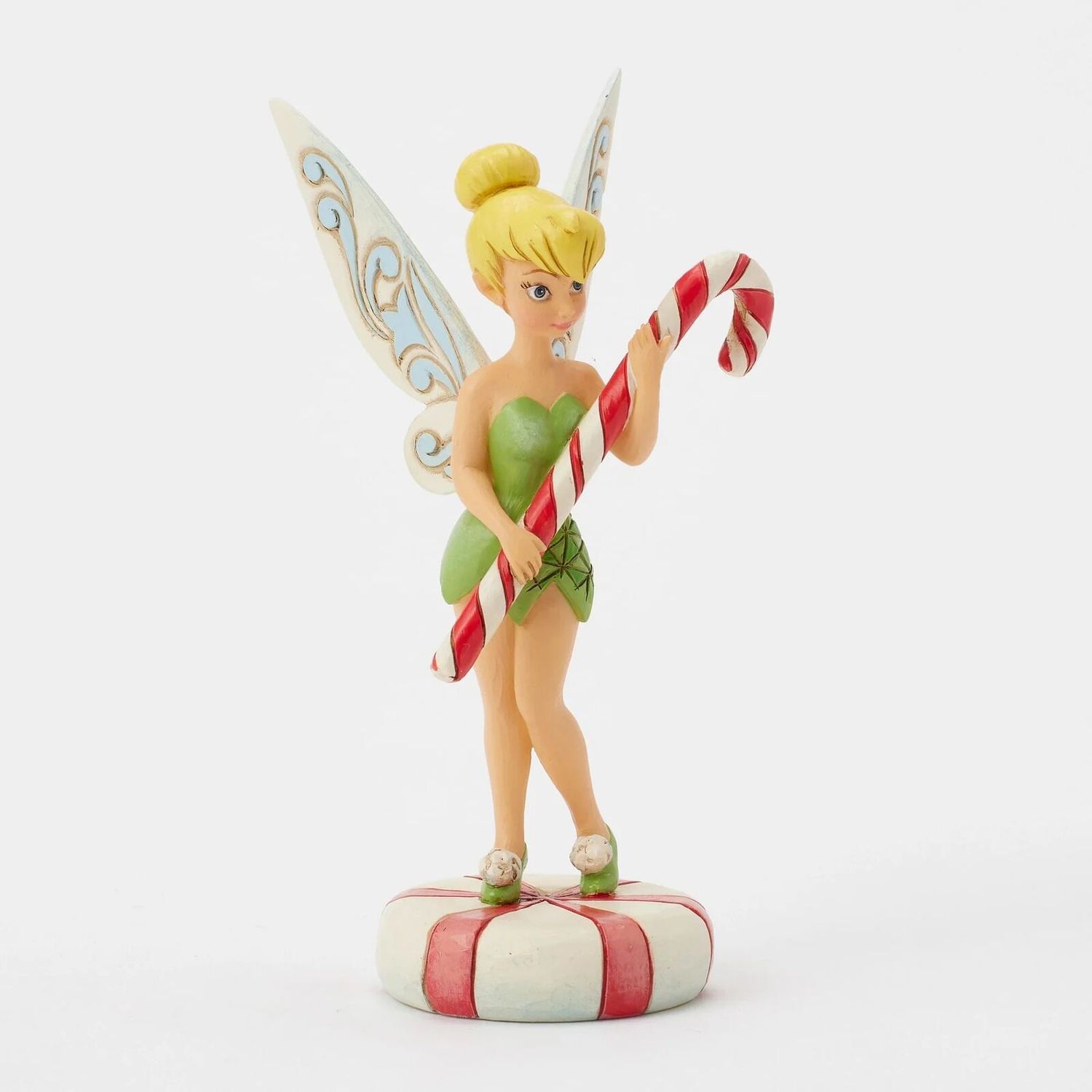 Disney Traditions by Jim Shore - Tinker Bell with Candy Cane - Peppermint Pixie