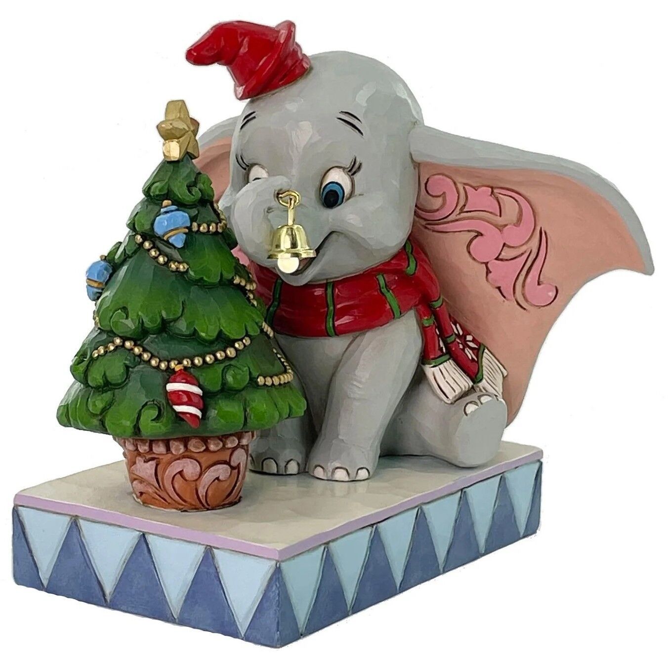 Disney Traditions by Jim Shore - Dumbo with Christmas Tree - Merry Moments