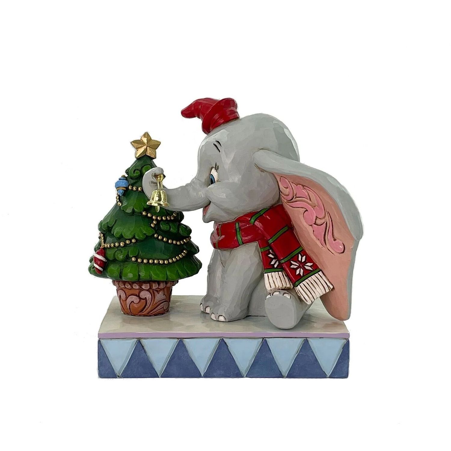 Disney Traditions by Jim Shore - Dumbo with Christmas Tree - Merry Moments