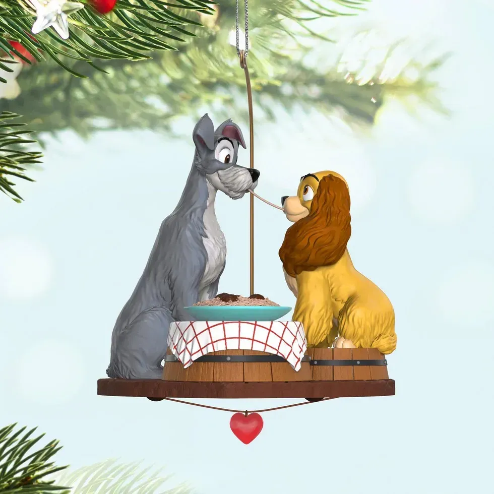 2025 Hallmark Keepsake Ornament - Lady and the Tramp 70th Anniversary - Spaghetti Supper