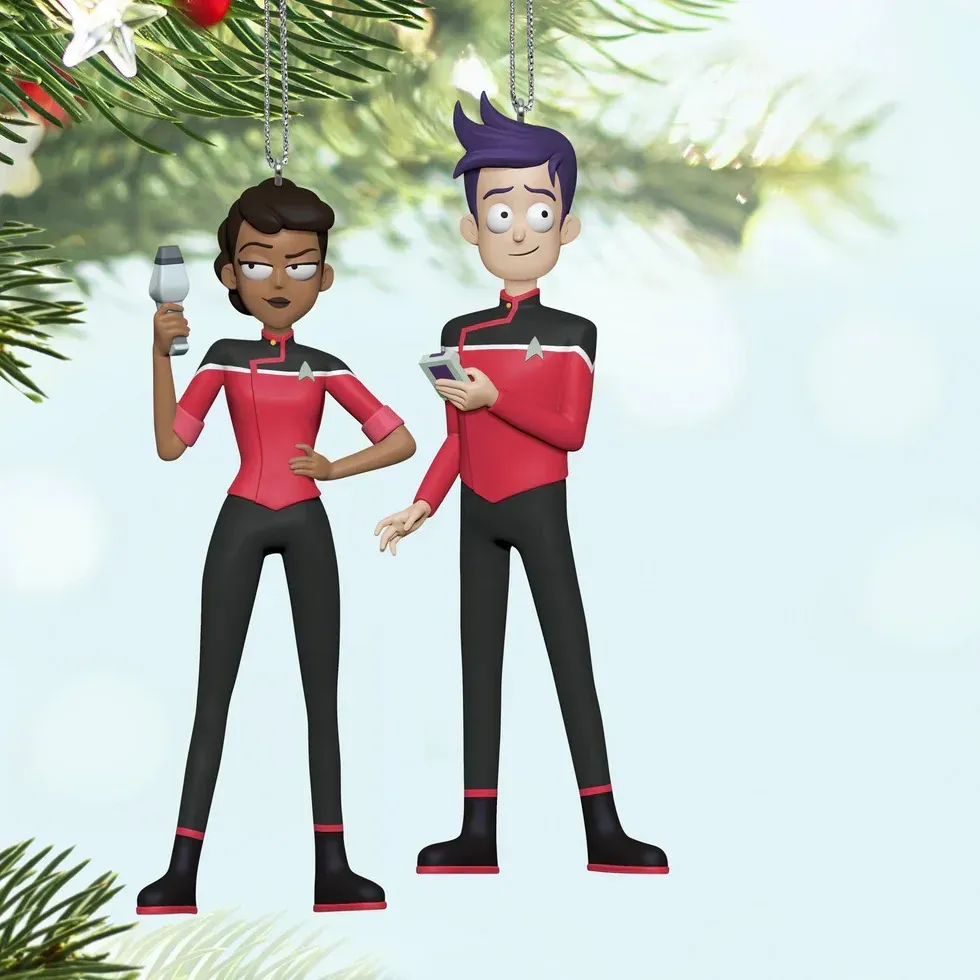 2025 Hallmark Keepsake Ornament - Star Trek™: Lower Decks - Ensigns Beckett Mariner and Bradward Boimler