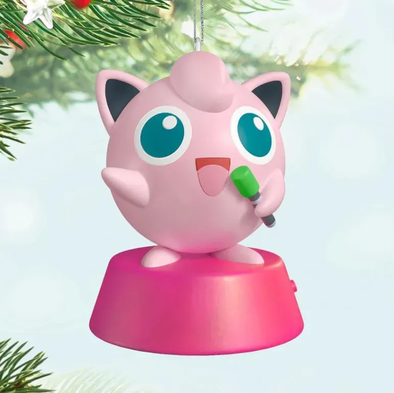 2025 Hallmark Keepsake Ornament - Pokémon - Singing Jigglypuff with Sound