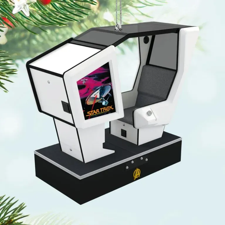 2025 Hallmark Keepsake Ornament - Star Trek™: Strategic Operations Simulator Arcade Game With Light and Sound