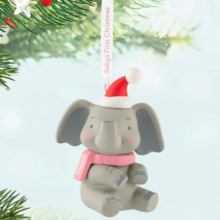 2025 Hallmark Keepsake Ornament - 2025 Baby Girl's 1st Christmas