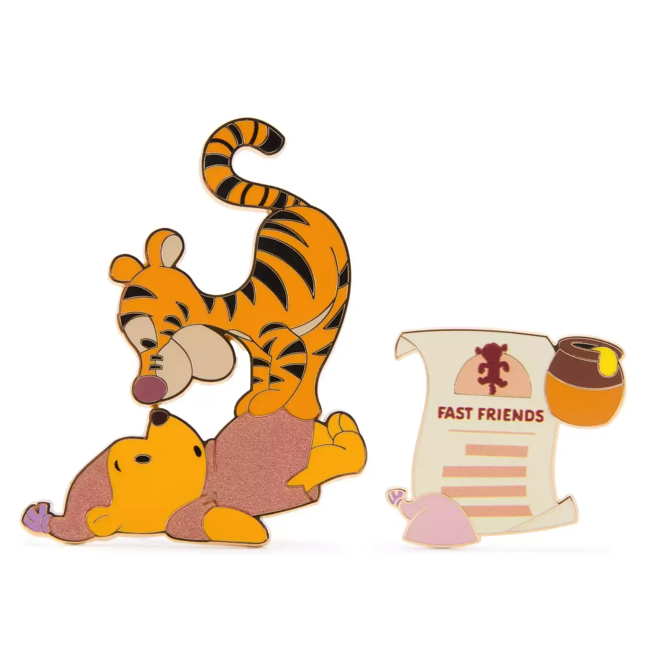 Winnie the Pooh and Tigger 2-Piece Pin Set - Hundred Acre Wood Series - September
