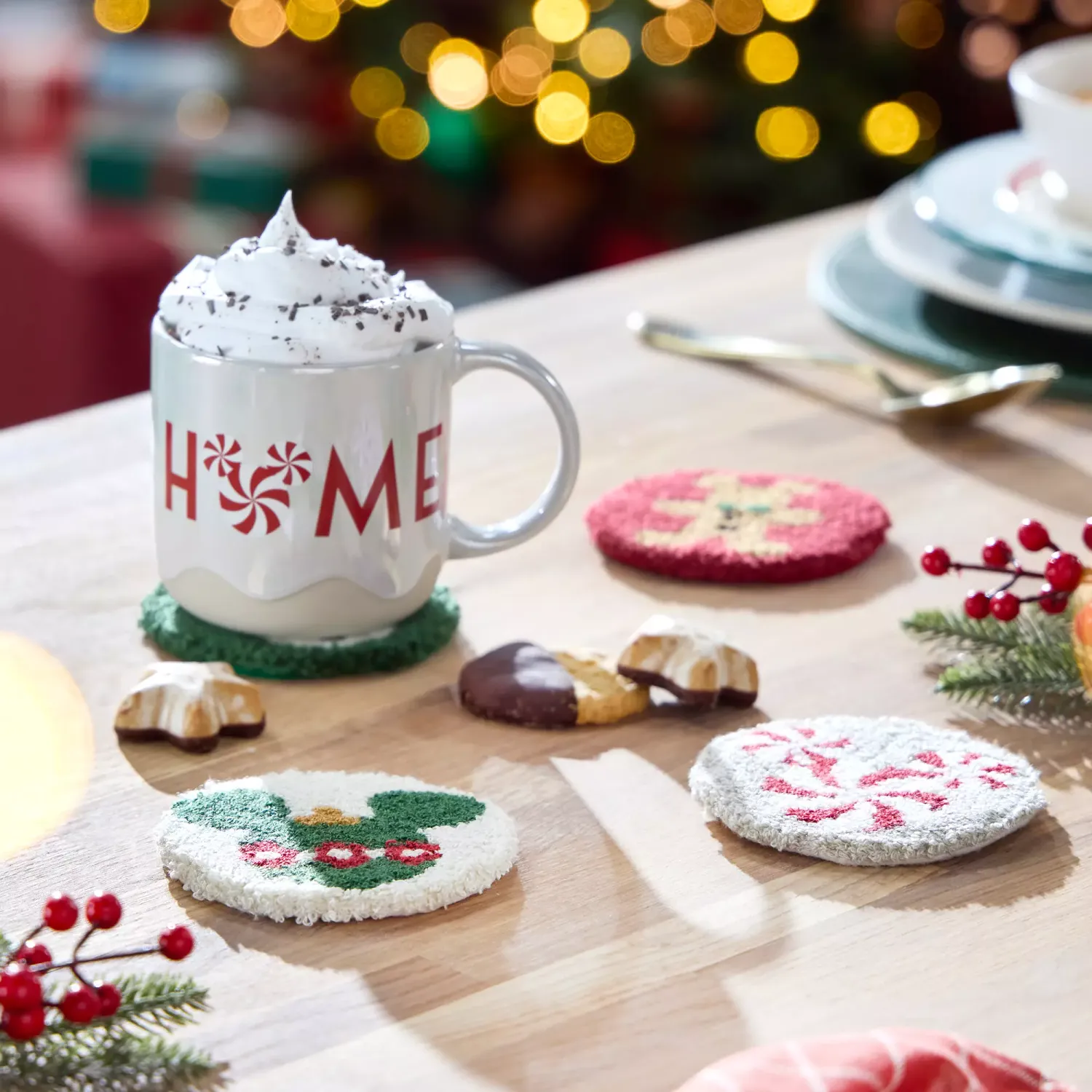 Mickey Mouse Icon ''Home'' Peppermint Swirl Mug