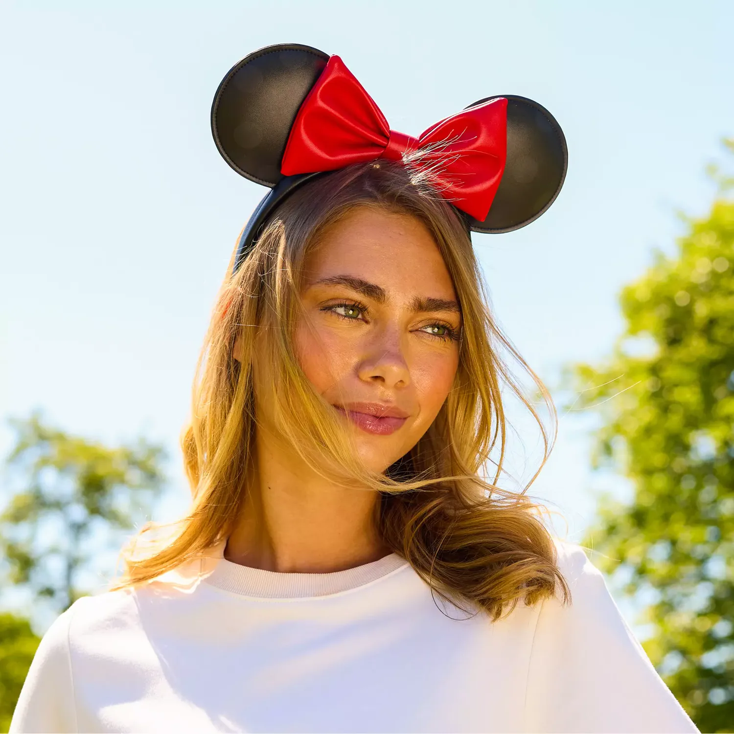 Minnie Mouse Simulated Leather Ear Headband