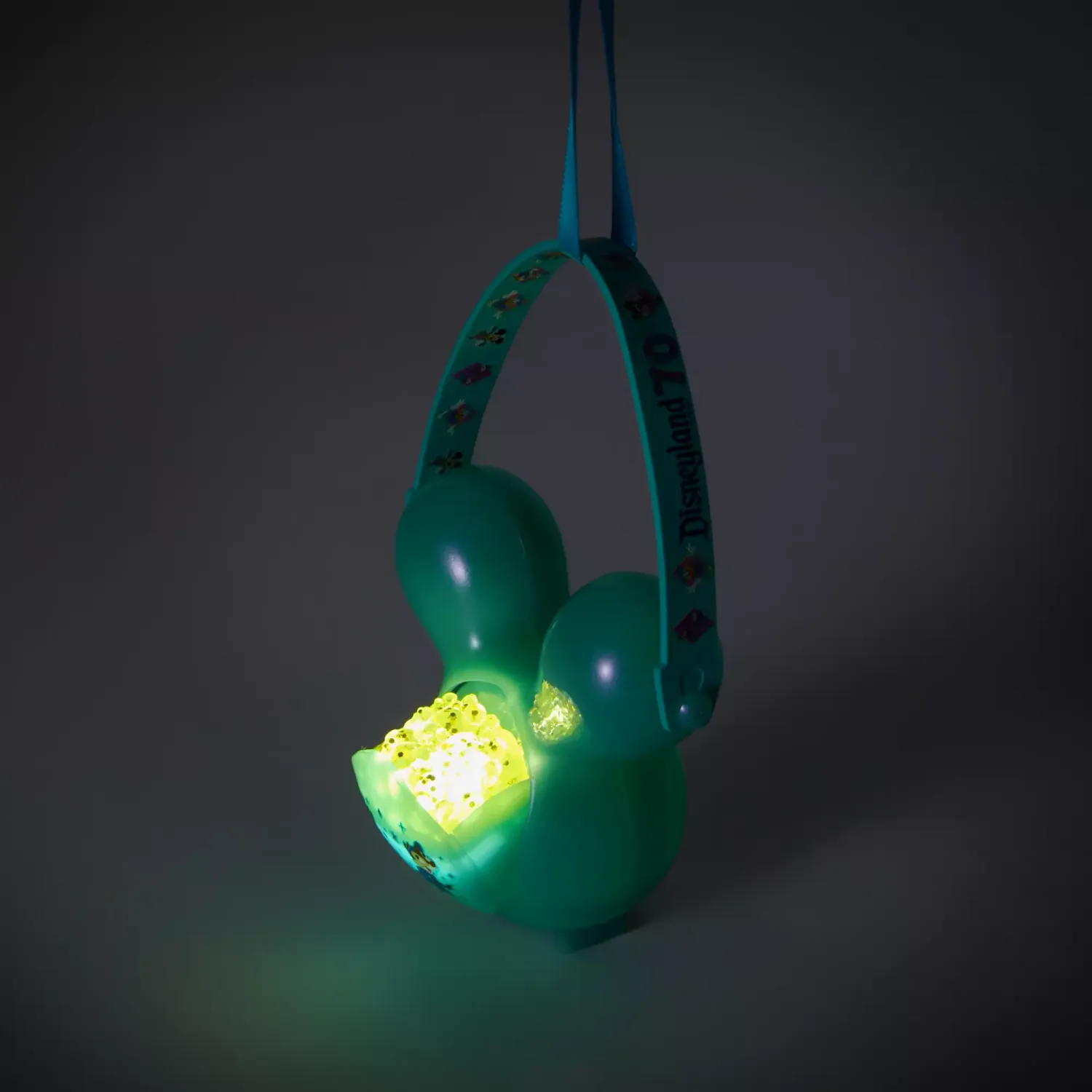 Disneyland 70th Anniversary - Mickey Mouse and Friends Balloon Light-Up Popcorn Bucket Ornament