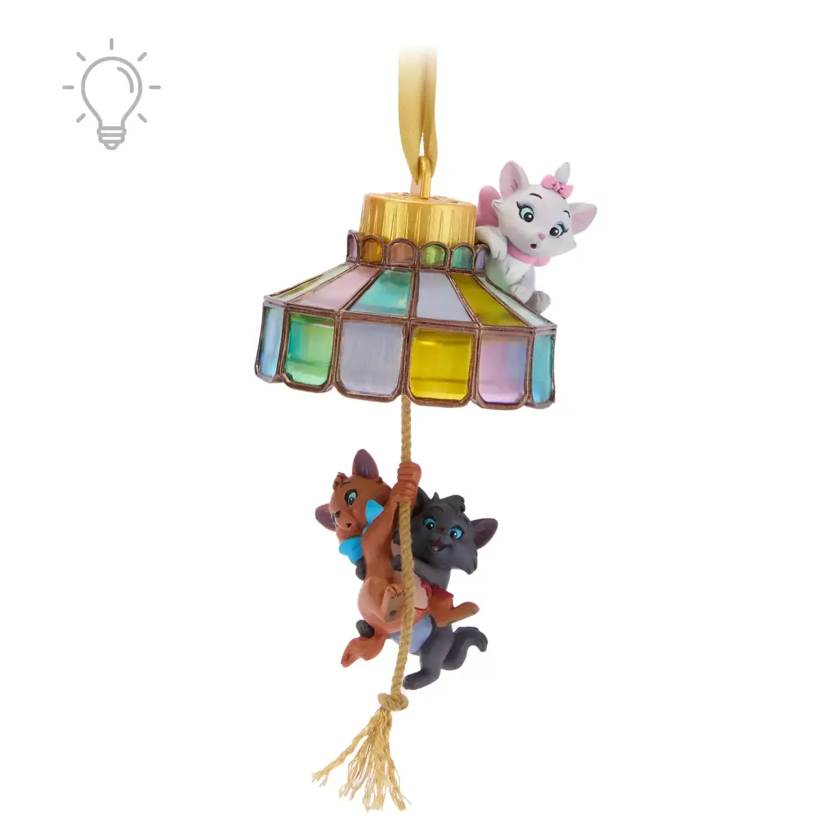 The Aristocats Light-Up Living Magic Sketchbook Ornament