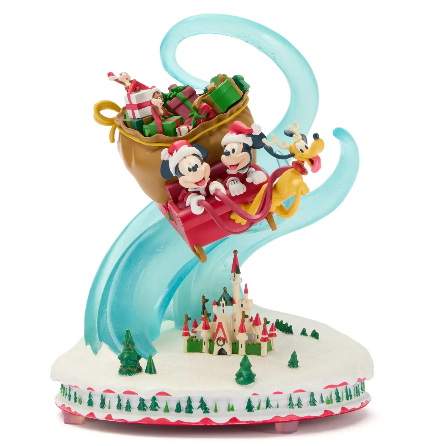 Santa Mickey Mouse and Friends Light-Up Musical Holiday Figure