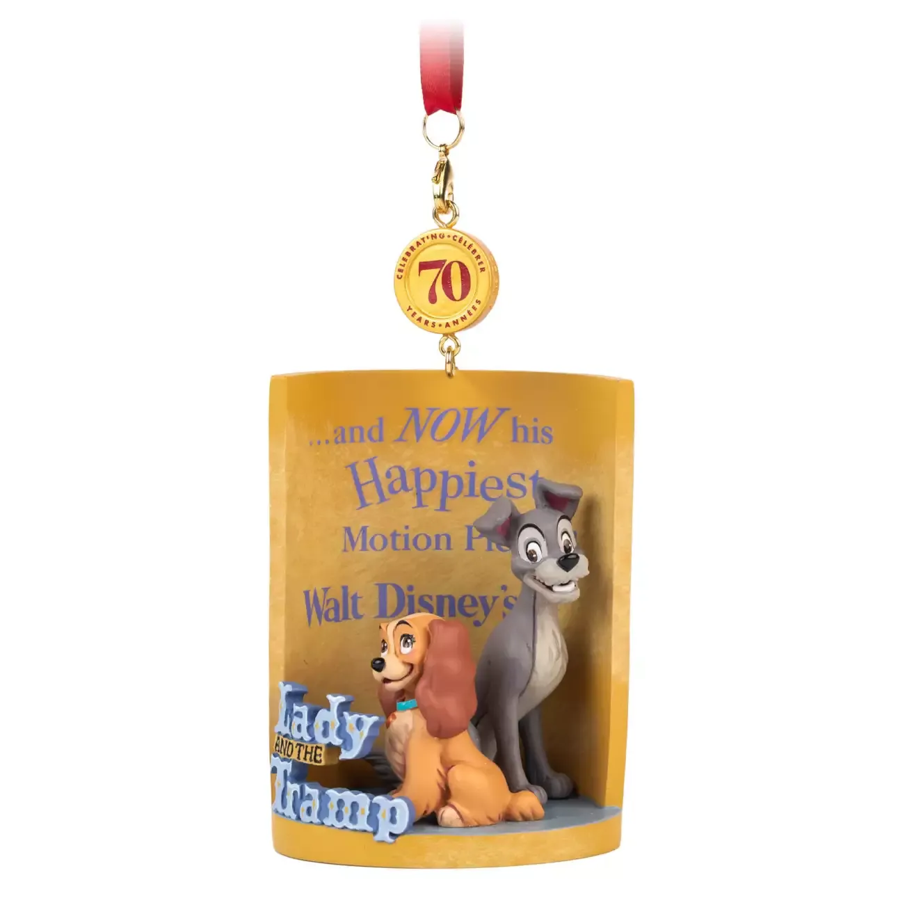 Lady and the Tramp 70th Anniversary Legacy Sketchbook Ornament