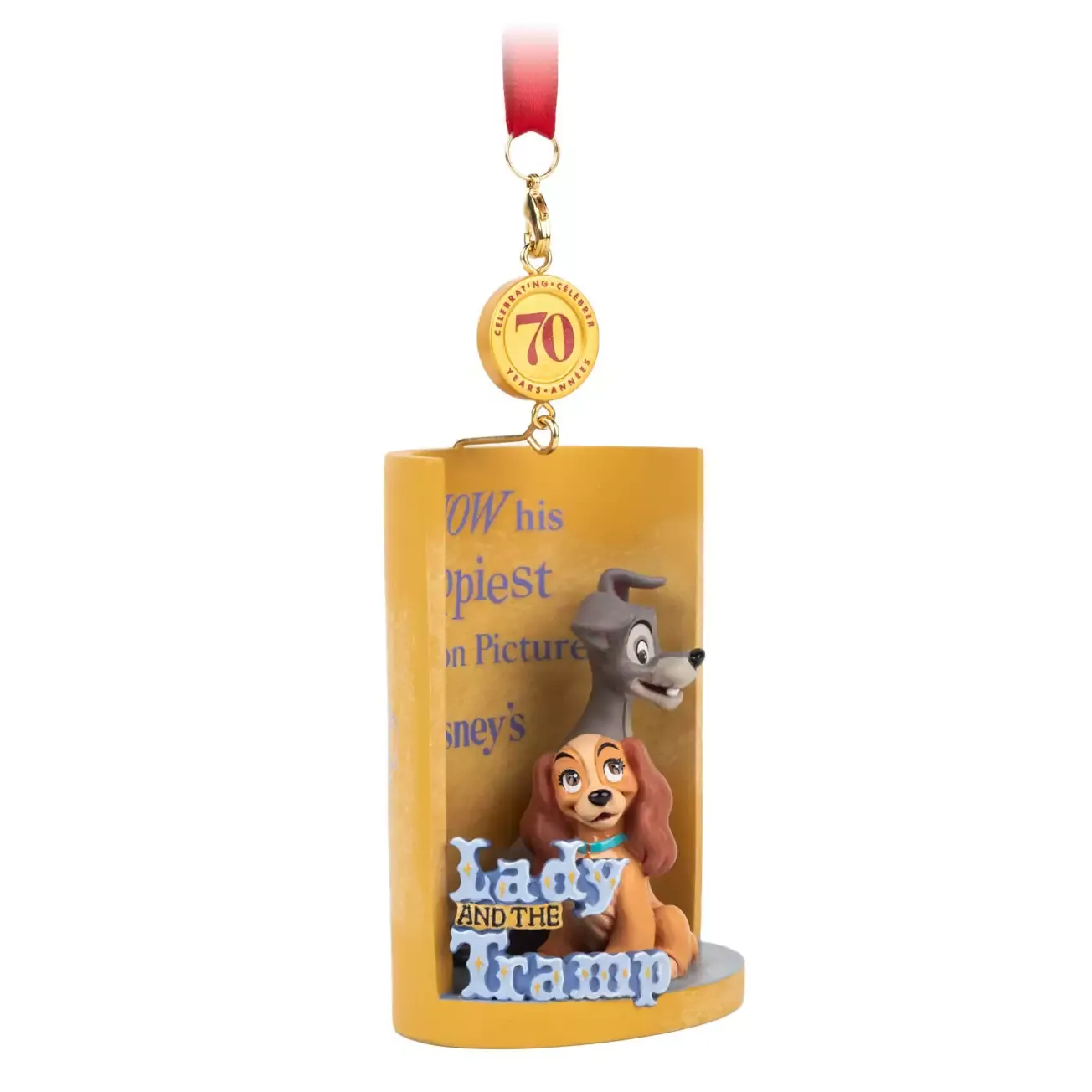 Lady and the Tramp 70th Anniversary Legacy Sketchbook Ornament
