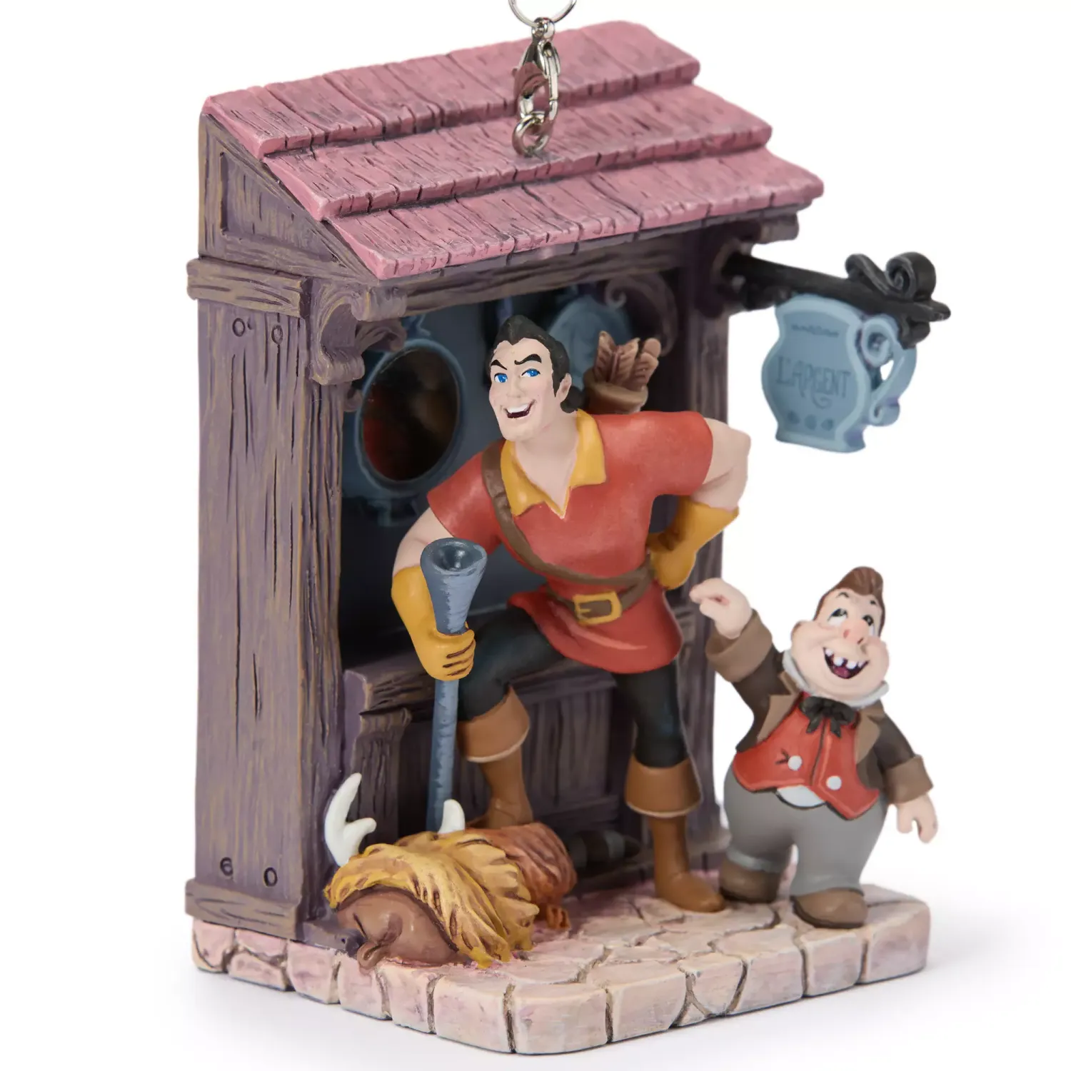 Gaston and LeFou Sketchbook Ornament