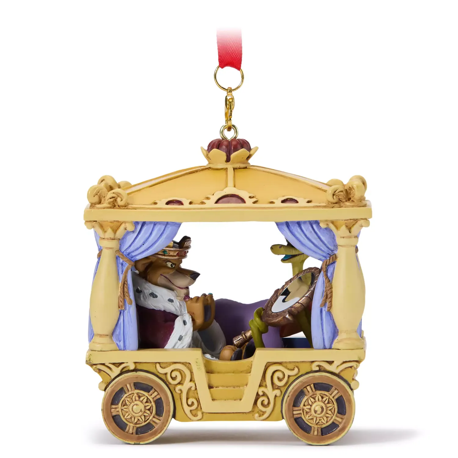 Prince John and Sir Hiss Sketchbook Ornament