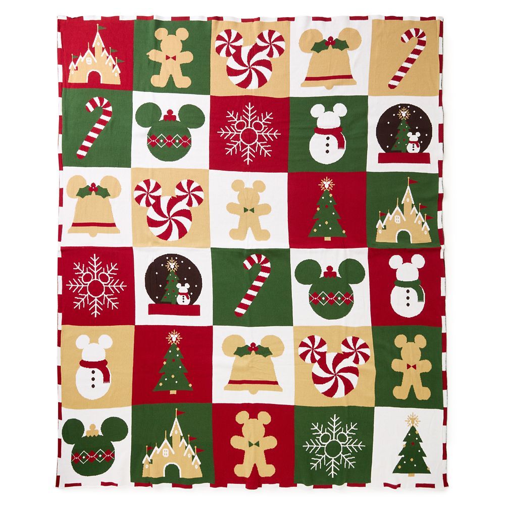 Mickey Mouse Holiday Throw Blanket