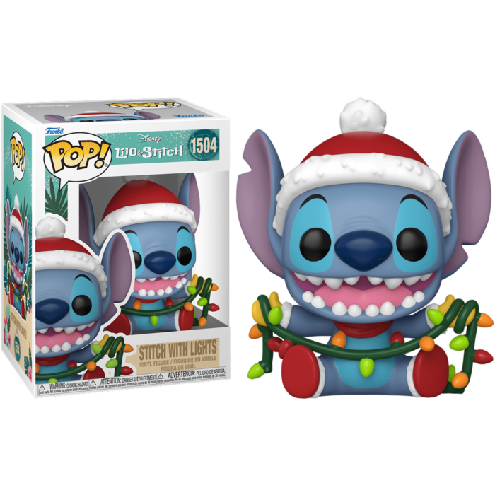 Funko Lilo &amp; Stitch - Stitch with Lights Holiday Pop! Vinyl